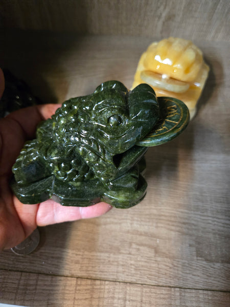 Green Jade Money Frog MF2