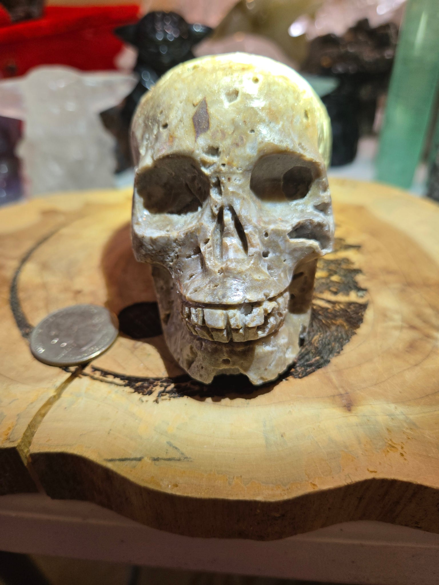 Skulls - Sphalerite Skull SS1 70mm