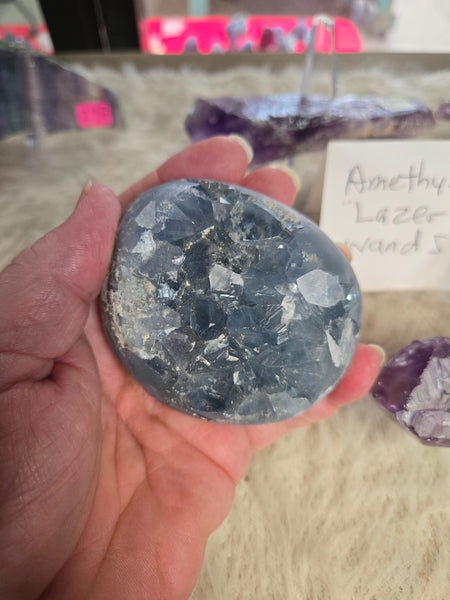 Celestite Cluster Geode C11