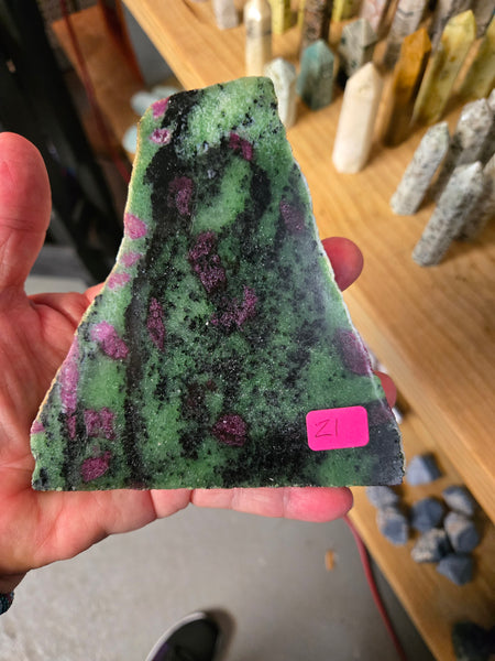 Slabs - Ruby Zoisite Slab Z1