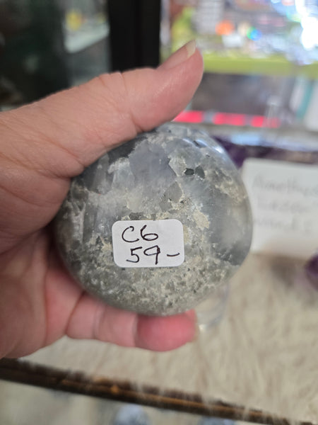 Celestite Cluster Geode C6