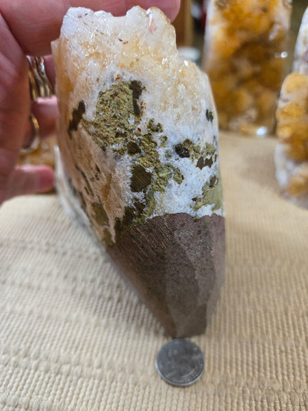 Citrine Cluster Cut Base CB2