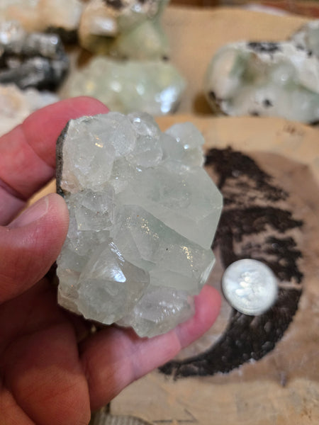 Green Apophyllite Crystal AC1
