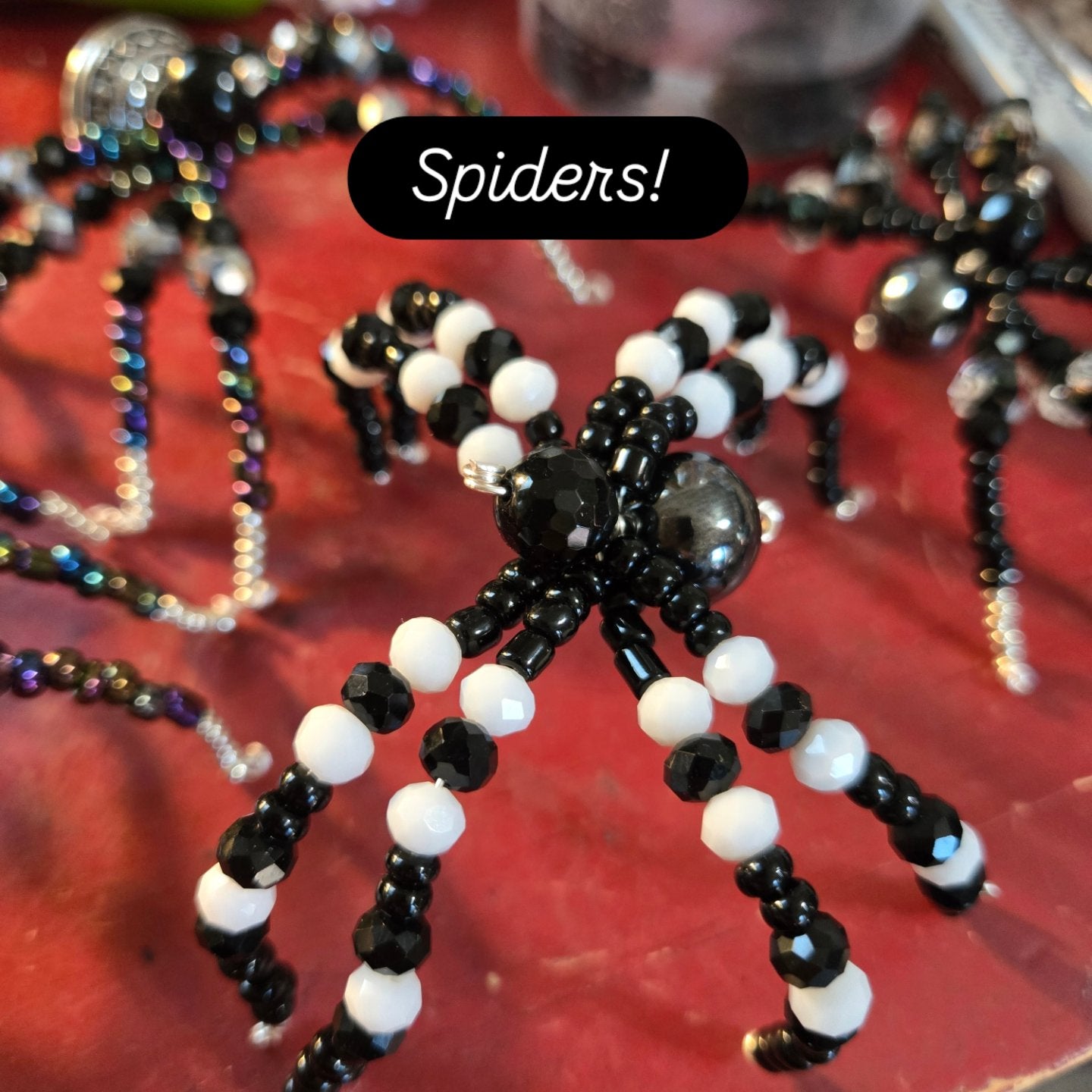 Spider by Jules - Hematite & Black Tourmaline
