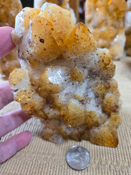 Citrine Cluster Cut Base CB5