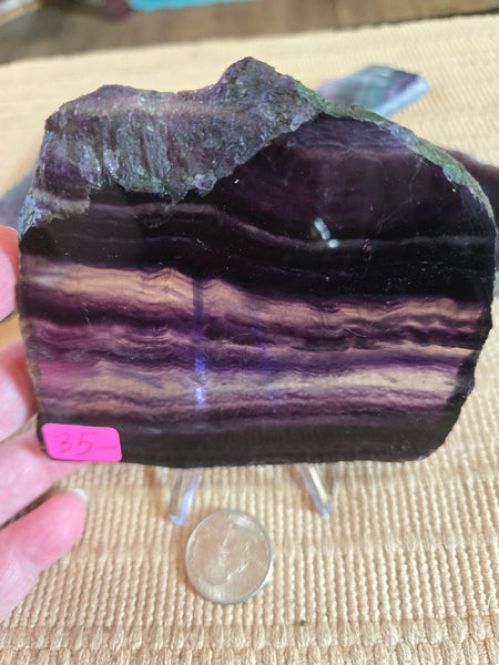 Slabs - Rainbow Flourite Slab FS4