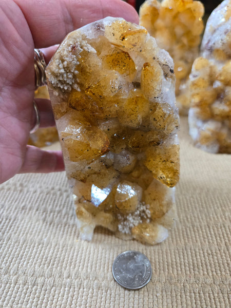 Citrine Cluster Cut Base CB4
