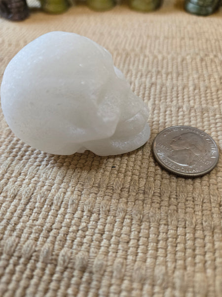 Skulls - White Calcite Skull 40mm SK5