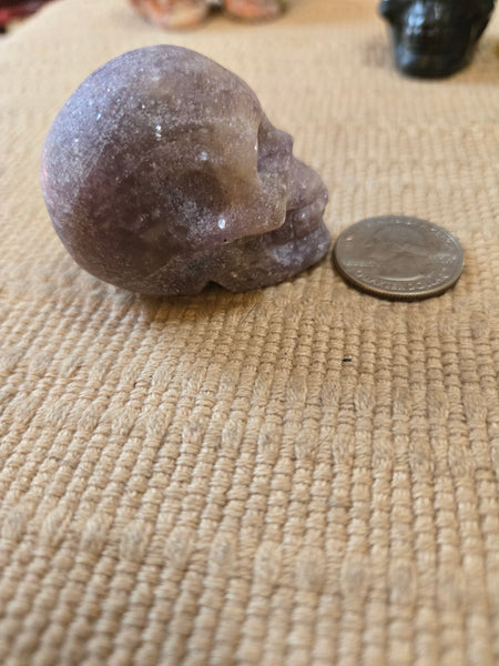 Skulls - Lepidolite Skull 40mm SK31