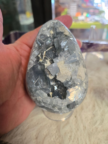 Celestite Cluster Geode C6