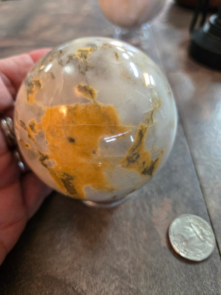 Spheres - Dendritic Agate Sphere DDA1 80mm
