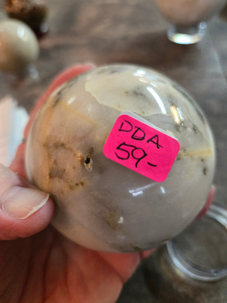 Spheres - Dendritic Agate Sphere DDA1 80mm