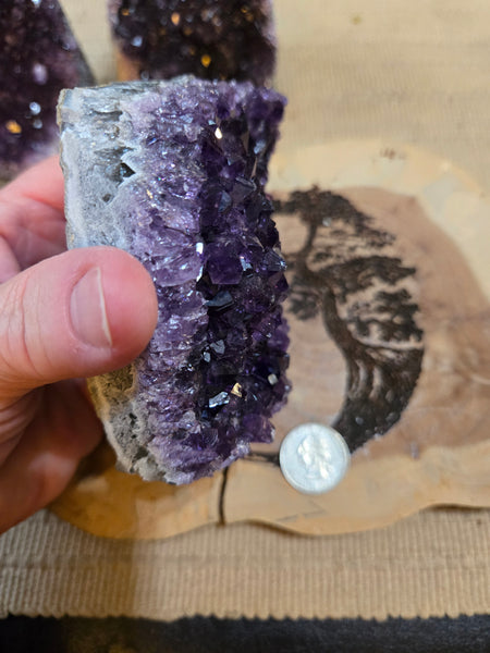 Amethyst Cut Base A3 Deep Purple