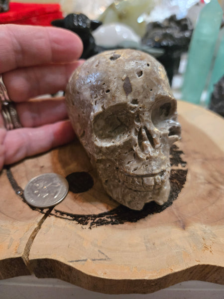 Skulls - Sphalerite Skull SS1 70mm