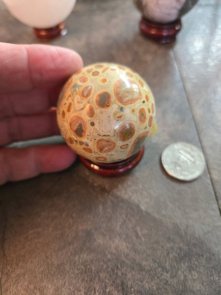 Spheres - Ocean Jasper Sphere OJ3 30mm