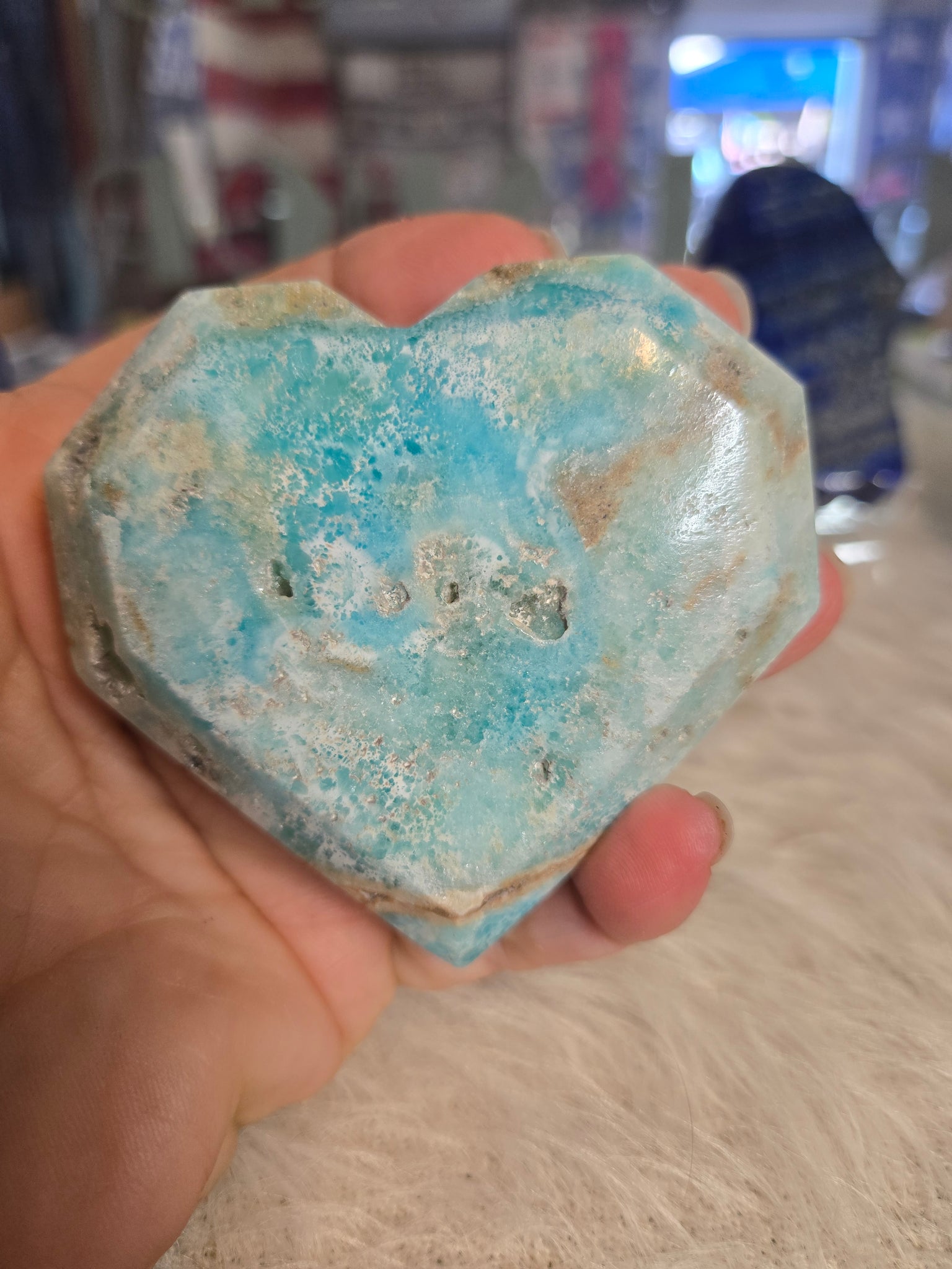 Carribean Calcite Heart BA1