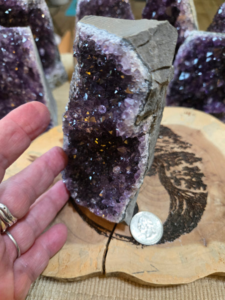 Amethyst Cut Base A7 Deep Purple