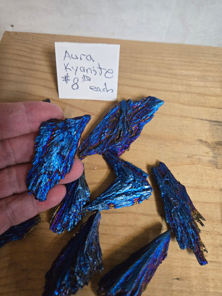Titanium Aura Kyanite Blades - Random Pull