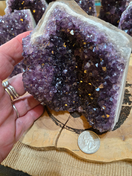 Amethyst Cut Base A6 Deep Purple