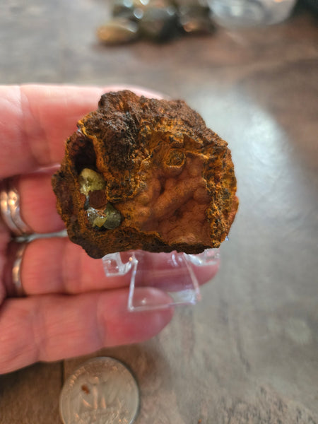 Adamite with Limonite Specimen