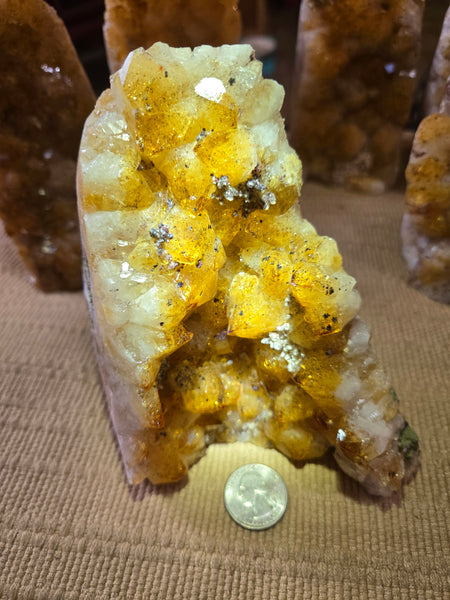 Citrine Cluster Cut Base CB2