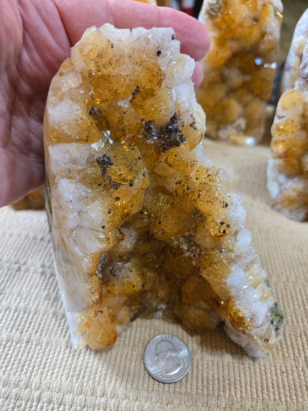 Citrine Cluster Cut Base CB2