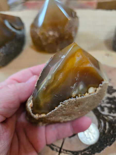 Natural Agate Polished Point AP1