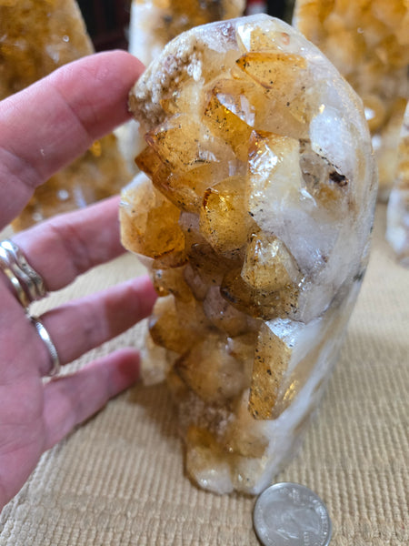 Citrine Cluster Cut Base CB4