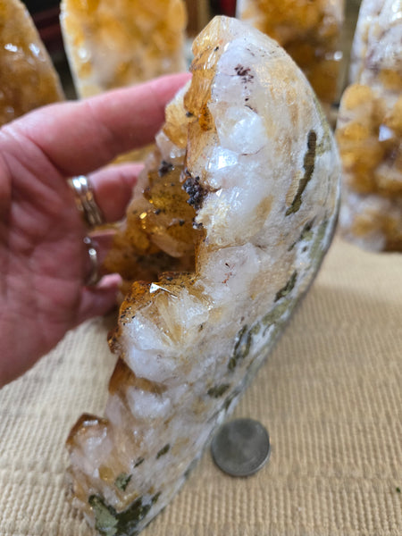 Citrine Cluster Cut Base CB2