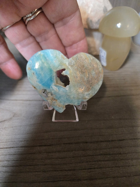 Carribean Calcite Heart H4