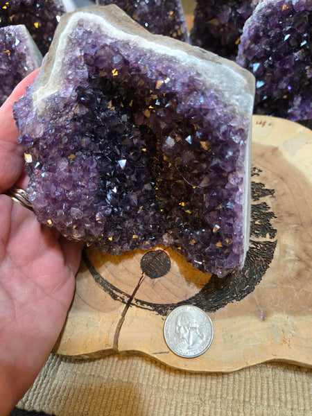 Amethyst Cut Base A6 Deep Purple