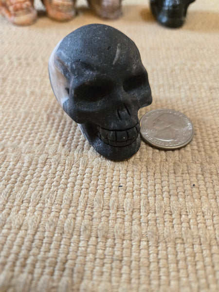 Skulls- Zebra Jasper Skull 40mm SK22