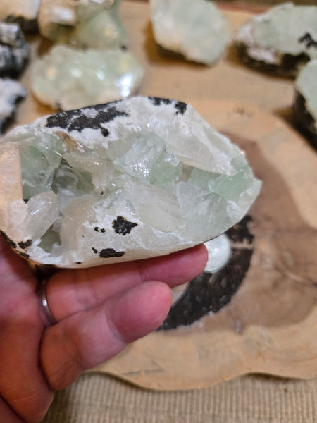 Green Apophyllite Crystal AC7 Rare