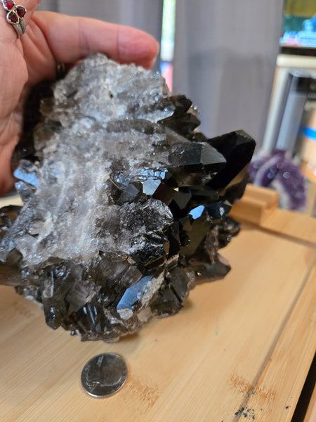 Double Sided Smokey Crystal Cluster XL