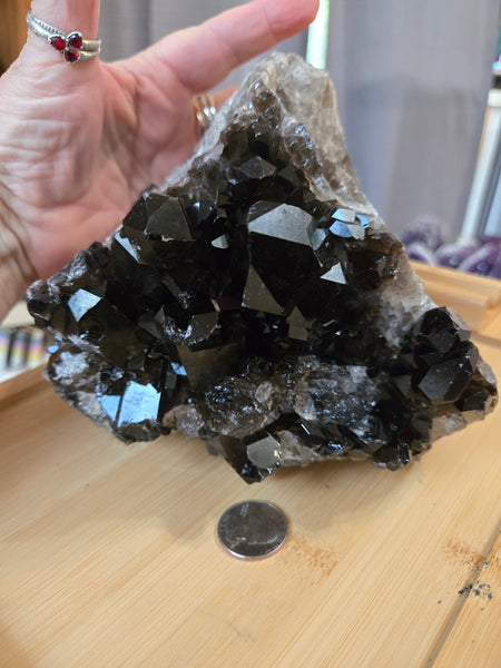 Double Sided Smokey Crystal Cluster XL