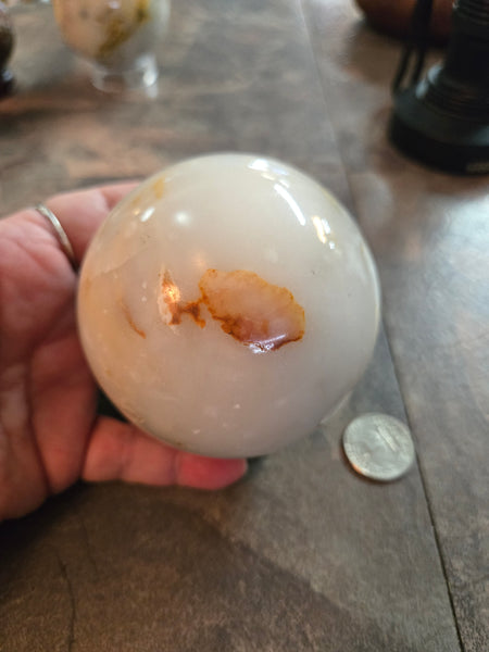 Spheres - Dendritic Agate Sphere DDA2 80mm