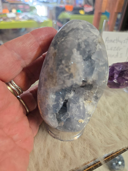 Celestite Cluster Geode C7