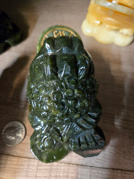 Green Jade Money Frog MF2