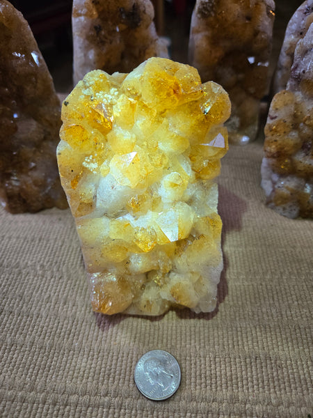 Citrine Cluster Cut Base CB3