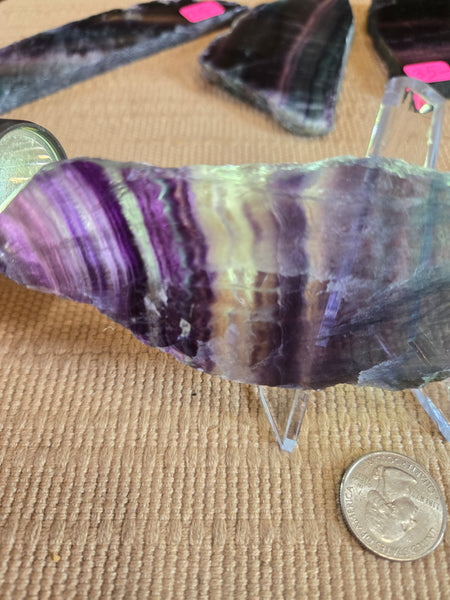 Slabs - Rainbow Flourite Slab FS1