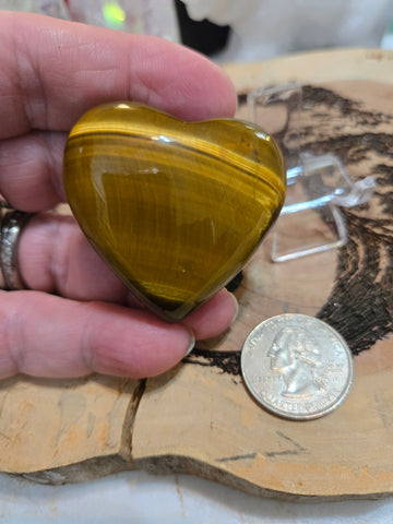 Hearts - Tiger EYE Heart TH1