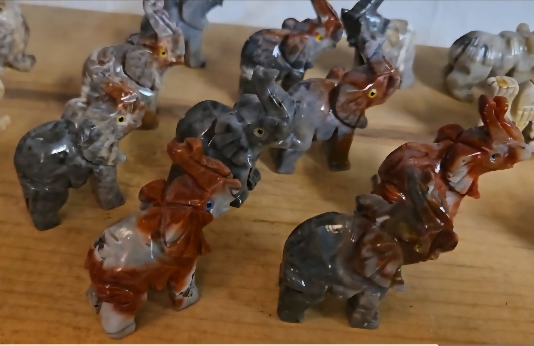 Soapstone Animals- Elephant - Random Pull