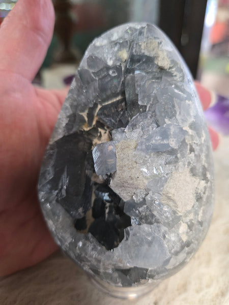 Celestite Cluster Geode C6