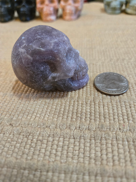 Skulls - Lepidolite Skull 40mm SK34