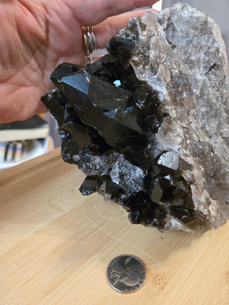Double Sided Smokey Crystal Cluster XL
