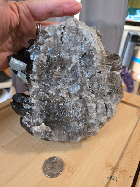 Double Sided Smokey Crystal Cluster XL