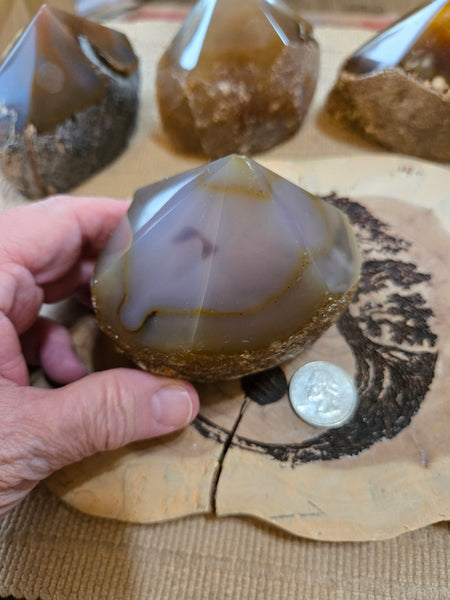 Natural Agate Polished Point AP3