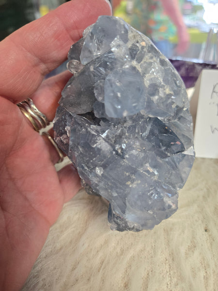 Celestite Cluster Geode C2