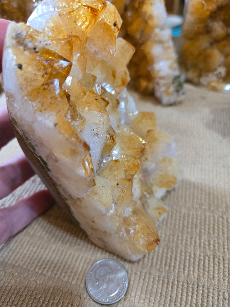 Citrine Cluster Cut Base CB3
