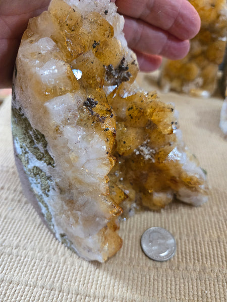 Citrine Cluster Cut Base CB2